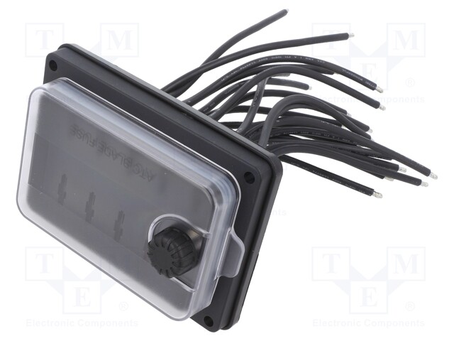 Fuse acces: fuse holder; 20A; Leads: cables; 32V