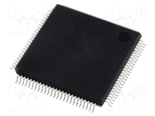 ARM microcontroller; SRAM: 128kB; Flash: 512kB; LQFP100; Cores: 1