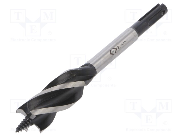 Drill bit; wood; Ø: 22mm; Overall len: 160mm; Mounting: SDS-Plus®