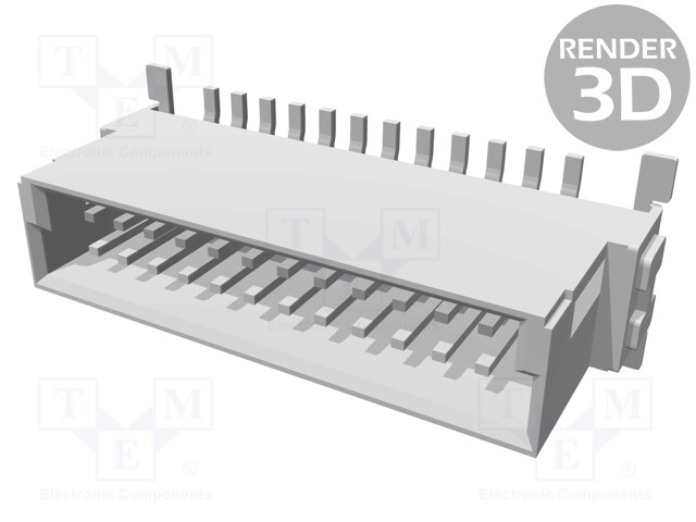 Connector: PCB to PCB; male; PIN: 24; 1.27mm; Series: har-flex; 2.3A