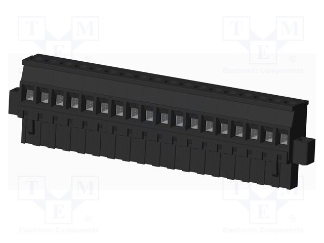 Connector: pluggable terminal block; plug; female; angled 90°