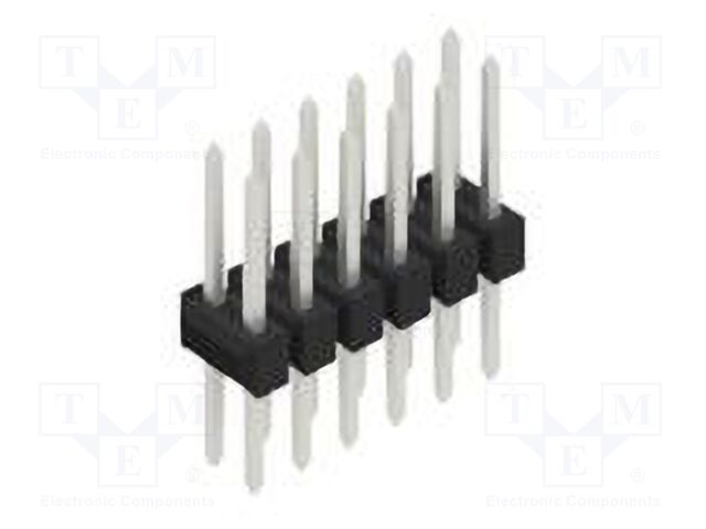 Connector: pin strips; pin header; male; PIN: 12; 2.54mm; THT; 2x6