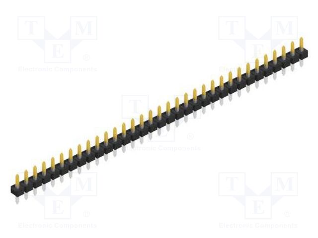 Connector: pin strips; pin header; male; PIN: 33; 2.54mm; THT; 1x33