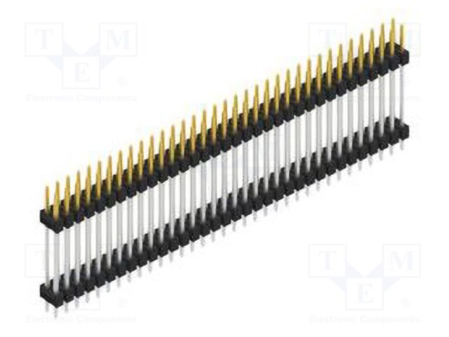 Connector: pin strips; pin header; male; PIN: 68; 2.54mm; THT; 2x34