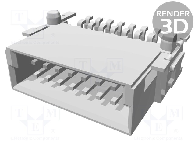 Connector: PCB to PCB; male; PIN: 14; 1.27mm; Series: har-flex; 2.3A