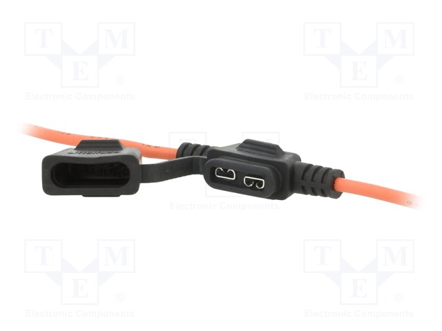 Fuse acces: fuse holder; fuse: 19mm; 30A; on cable; Leads: 2 leads