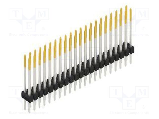 Connector: pin strips; pin header; male; PIN: 42; 2.54mm; THT; 2x21