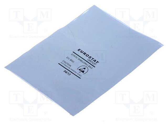 Protection bag; ESD; L: 152mm; W: 102mm; Thk: 50um; IEC 61340-5-1