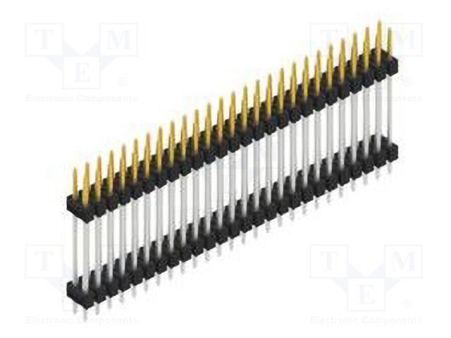 Connector: pin strips; pin header; male; PIN: 52; 2.54mm; THT; 2x26