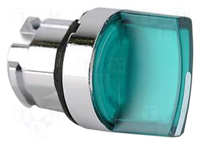 Switch: rotary; Stabl.pos: 1; 22mm; green; Illumin: LED; IP66; Pos: 3