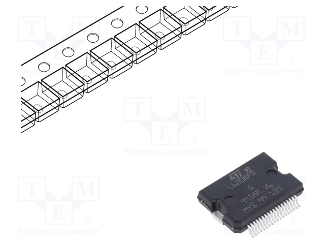 Driver; stepper motor controller; 2.8A; 8÷52V; Channels: 4; 100kHz