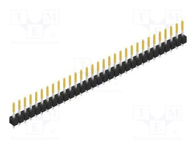 Connector: pin strips; pin header; male; PIN: 31; 2.54mm; THT; 1x31