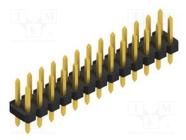 Connector: pin strips; pin header; male; PIN: 26; 2.54mm; THT; 2x13