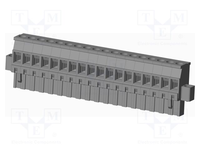 Connector: pluggable terminal block; plug; female; angled 90°