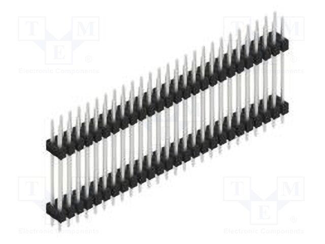 Connector: pin strips; pin header; male; PIN: 52; 2.54mm; THT; 2x26