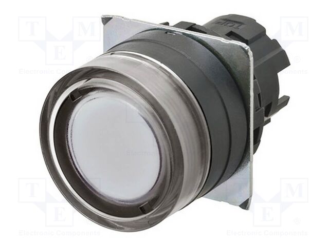 Switch: push-button; 22mm; Stabl.pos: 2; flat; Pos: 2