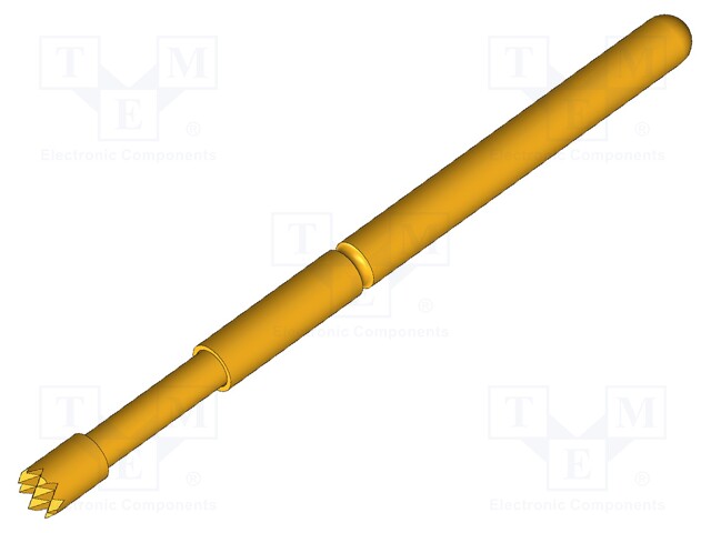 Test needle; Operational spring compression: 2.4mm; 4A; Ø: 1mm