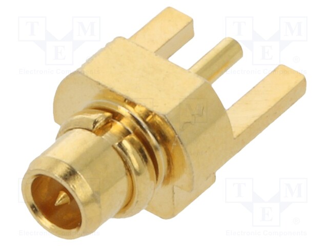 Socket; MMCX; female; 50Ω; teflon; gold-plated