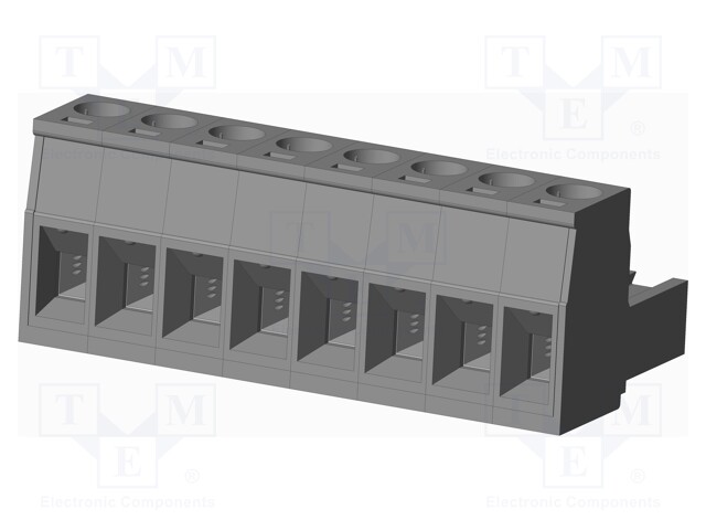 Connector: pluggable terminal block; plug; female; straight; grey