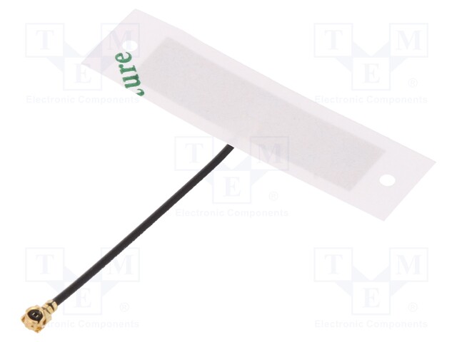 Antenna; Bluetooth,WiFi,ZigBee; 4dBi; linear; 34.9x9x0.1mm; U.FL