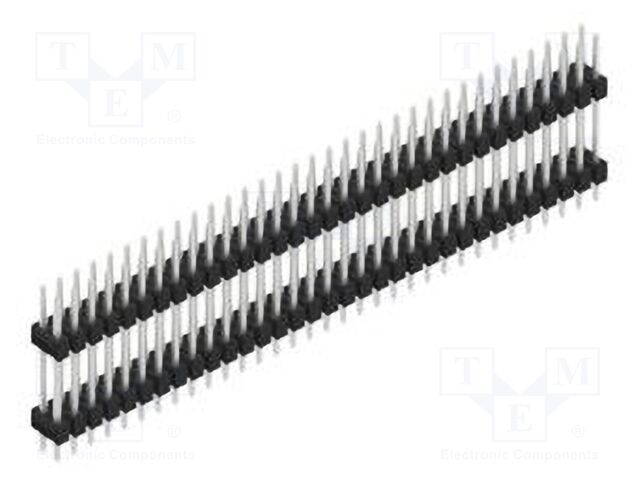 Connector: pin strips; pin header; male; PIN: 66; 2.54mm; THT; 2x33