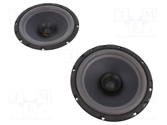 Car loudspeakers; one-way; 165mm; 60W; 60÷18000Hz; 2 loudspeakers