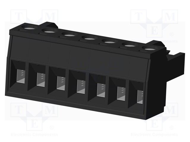 Connector: pluggable terminal block; plug; female; straight; 5mm