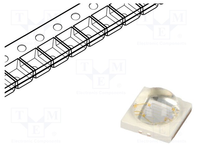 Power LED; ultraviolet; Pmax: 1W; λd: 390-410nm; 130°; Case: 3535