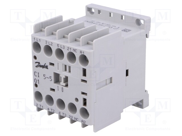 Contactor: 3-pole; NO x3; Auxiliary contacts: NC; 24VDC; 4.9A; CI 5
