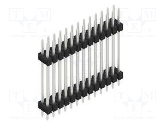 Connector: pin strips; pin header; male; PIN: 26; 2.54mm; THT; 2x13