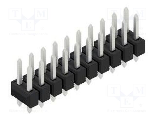 Connector: pin strips; pin header; male; PIN: 20; 2.54mm; THT; 2x10