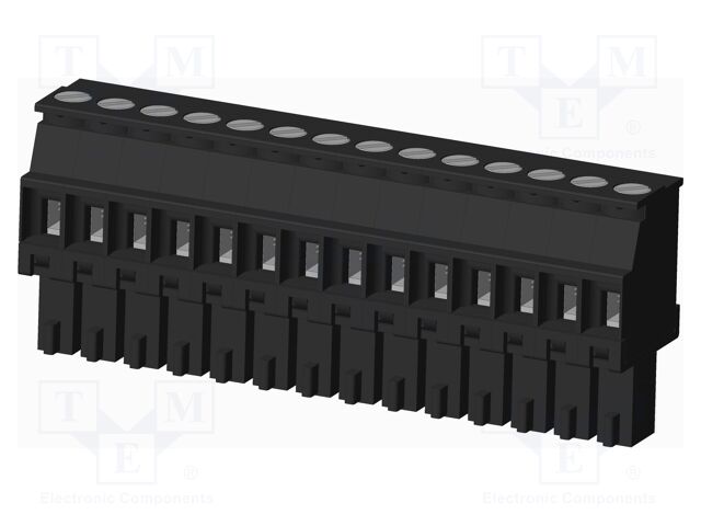 Connector: pluggable terminal block; plug; female; angled 90°
