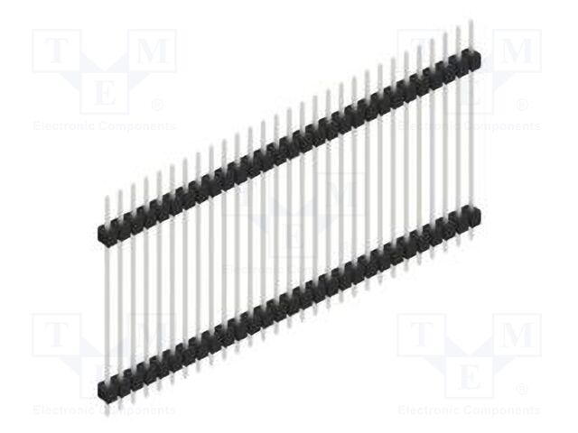 Connector: pin strips; pin header; male; PIN: 29; 2.54mm; THT; 1x29