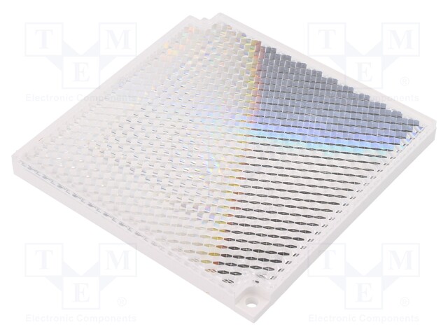 Reflector; fixing 2 x M3; Body dimensions: 100x100x9mm