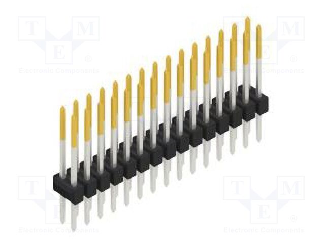 Connector: pin strips; pin header; male; PIN: 30; 2.54mm; THT; 2x15
