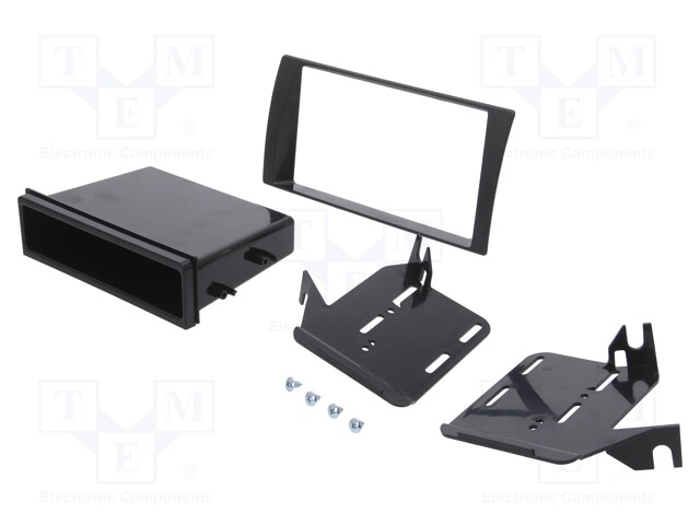 Radio mounting frame; Toyota; 2 DIN; black