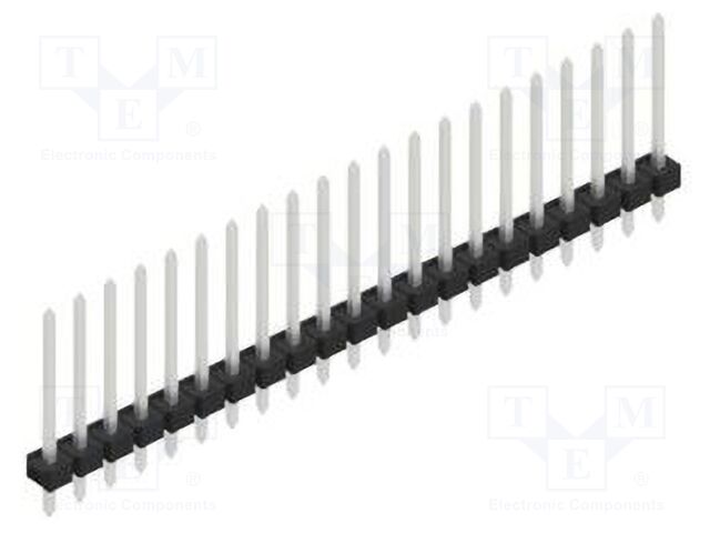 Connector: pin strips; pin header; male; PIN: 21; 2.54mm; THT; 1x21