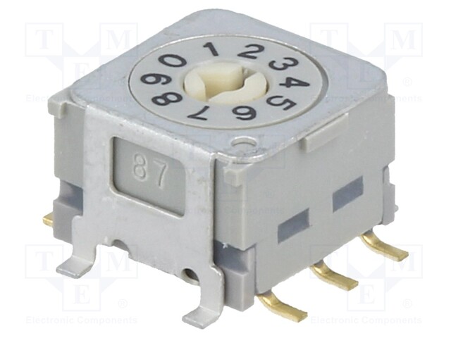 Encoding switch; horizontal; Rcont max: 30mΩ; Rinsul min: 1000MΩ