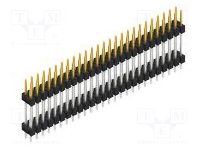 Connector: pin strips; pin header; male; PIN: 52; 2.54mm; THT; 2x26