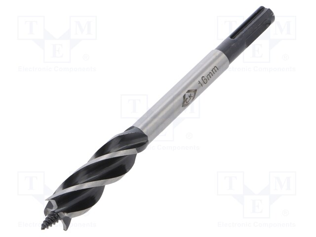Drill bit; wood; Ø: 16mm; Overall len: 160mm; Mounting: SDS-Plus®