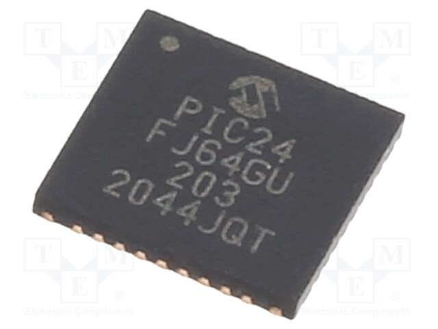 PIC microcontroller; Memory: 64kB; SRAM: 8.192kB; 2÷3.6VDC; SMD