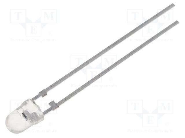 Phototransistor; 3mm; λp max: 850nm; 70V; 50°; Lens: transparent