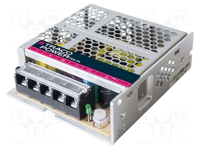 Power supply: switching; for building in; 25W; 24VDC; 1.1A; OUT: 1