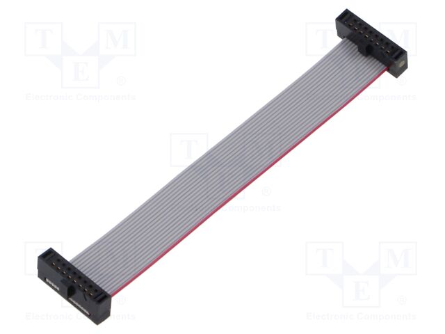 Ribbon cable with IDC connectors; Tape ph: 0.64mm; 76.2mm