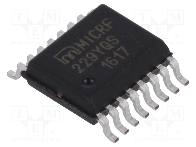 Integrated circuit: RF  receiver; serial,transparent; QSOP16