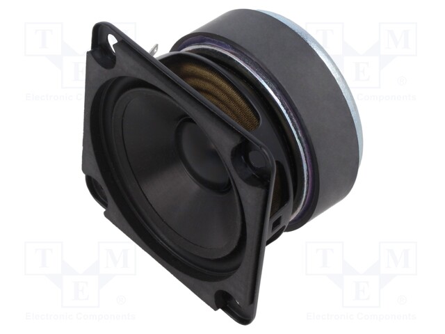 Loudspeaker; 10W; 8Ω; 66.5x66.5x41.5mm; 0÷20kHz; Sound level: 81dB