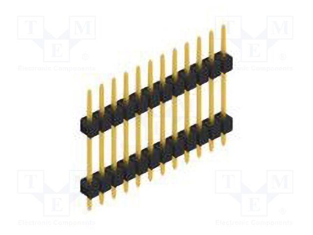 Connector: pin strips; pin header; male; PIN: 12; 2.54mm; THT; 1x12