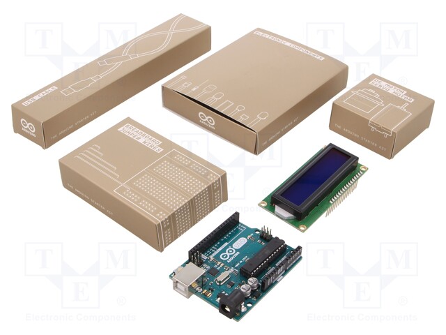 Dev.kit: Arduino; GPIO,I2C,PWM,SPI,UART; Comp: ATMEGA328; 5VDC