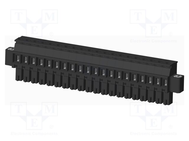 Connector: pluggable terminal block; plug; female; angled 90°