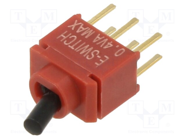 Switch: toggle; Pos: 2; DPDT; ON-ON; 0.02A/20VAC; 0.02A/20VDC; IP67